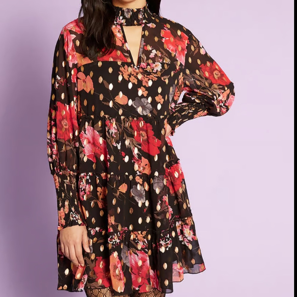 MODCLOTH Dresses | A Dash of Romance Babydoll Dress Sz 8 NWT